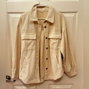 Corduroy fall jacket
